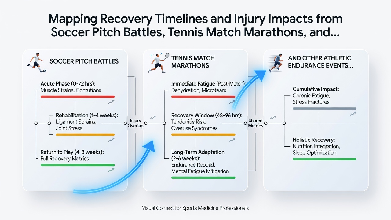Chart illustrating injury recovery periods for athletes and horses alongside corresponding betting odds adjustments