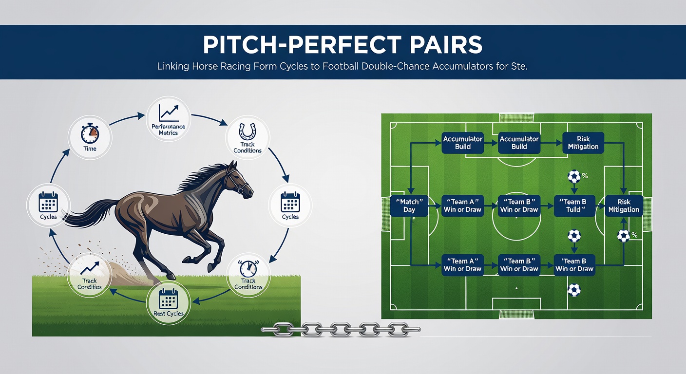 Data charts overlaying horse form graphs with football match timelines, highlighting synchronized betting peaks